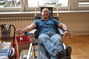 Staszowscy policjanci i pracownicy cywilni oddali krew