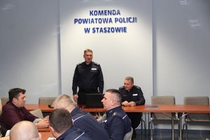 Staszowscy policjanci podsumowali prace za jubileuszowy 2019 rok