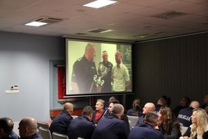 Staszowscy policjanci podsumowali prace za jubileuszowy 2019 rok