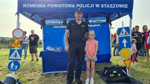 Dzień Dziecka z udziałem staszowskich policjantów