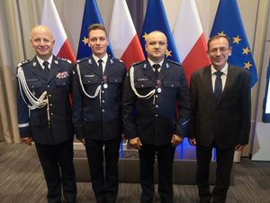Połanieccy policjanci uhonorowani odznaką im. podkomisarza Policji Andrzeja Struja