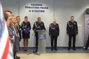 Powiatowe Obchody Święta Policji w staszowskiej jednostce