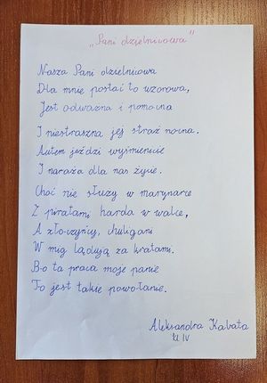 Poezja o dzielnicowej